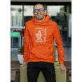 thumbnail image 2 of Cupid Techno Style Hoodie Men -Image by Shutterstock, Male Medium, 2 of 4