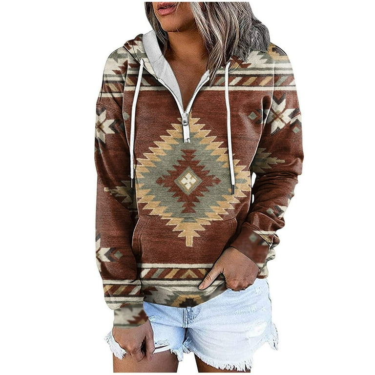 Western aztec pullover women's hotsell