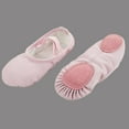 thumbnail image 2 of gcong Toddler Ballet Shoes Stelle Girls Ballet Shoes Boys Toddler Soft Leather Dance Slippers, 2 of 4