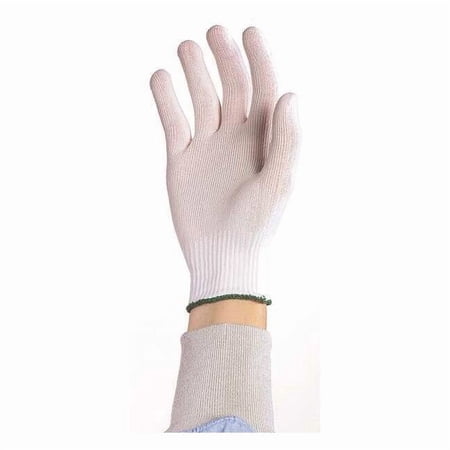 Gloves 5 ISO Class Polyester 6 in L White Universal 10 PK BGL3.20R