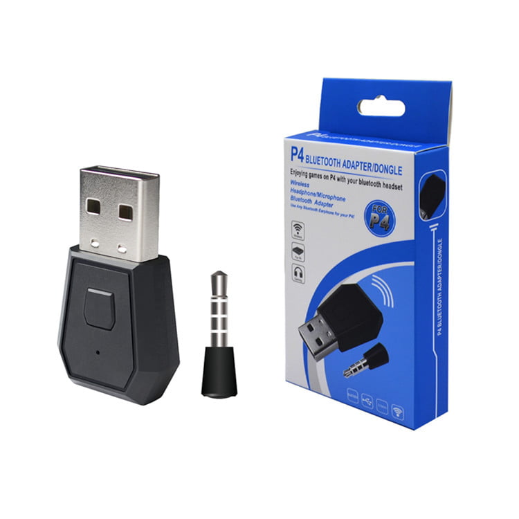 Konkurrere Citron uddybe USB Bluetooth Adapter for PS4 Headset Portable Receiver Gampad Stable USB  Dongle Bluetooth Adapter Wireless Adapter - Walmart.com