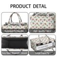 thumbnail image 4 of Large Capacity Tote Bag,White Highland Cow Flower Dress Pattern Handbag Fashion Luxury Tote Bag,15.7"x13"x 5.1" Inches,Laptop Compatible, 4 of 6