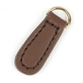 thumbnail image 3 of serony 6x Zipper Pull Tab Fixer Zipper Tags Leather DIY Craft for Boot Bag Backpack Coffee, 3 of 8