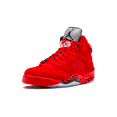 thumbnail image 4 of JORDAN MENS Air Jordan 5 Retro "Red Suede" 136027 602 from Stadium Goods, 4 of 6