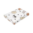 thumbnail image 2 of Cute Kitten Print Pattern Throw Blanket, Super Soft Anti-Pilling Flannel Bed Blankets, 80"x60", 2 of 8