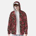 thumbnail image 3 of Xecao Rose Flowers for Sun Shirt-A lightweight, hoodie-style long-sleeve UV protection garment designed for other outdoor activities., 3 of 9