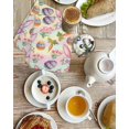 thumbnail image 4 of Easter Kitchen Dish Towels for Drying Dishes Set of 4, Spring Colorful Rabbit Ears Eggs Flowers Carrots Waffle Weave Microfiber Hand Tea Bathroom Towels Quick Dry & Absorbent Towel 15.7x23.6, 4 of 7