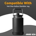 thumbnail image 2 of Jmoe USA Protective Sleeve for Yeti Jugs | Protects Against Dents & Scratches | Boot Protector for The Bottom of Your Jug | Made of Durable BPA Free Silicone (One-Gallon), 2 of 5