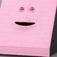 thumbnail image 1 of Piggy Bank Plastic Novel Electric Coin Eating Brick Surface Face Bank with Sound for Children Pink, 1 of 3