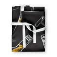 thumbnail image 3 of Carolines Treasures BB5197APRON Vin Rouge et Blanc sur Tablier Noir, 3 of 4