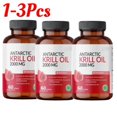 thumbnail image 1 of Huile de Krill Antarctique 2000mg Extra Fort avec Astaxanthine 1-3 Pack/, Neuf, 1 of 3