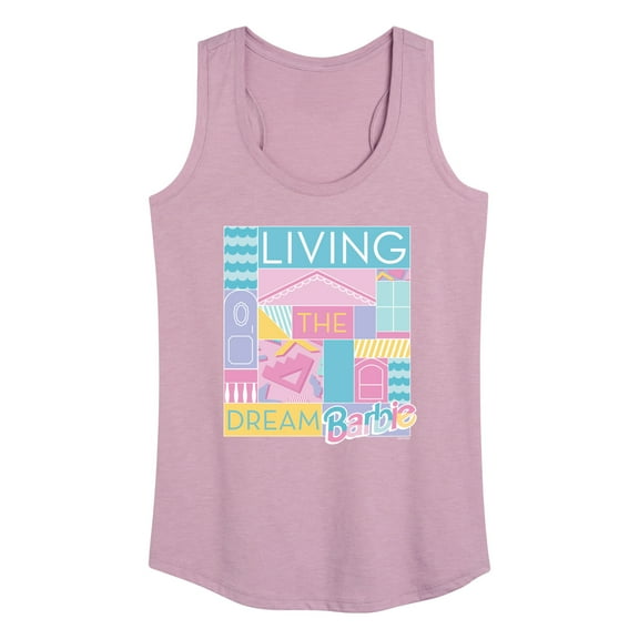Barbie - Loving & Living the Dream - Women's Racerback Tank Top