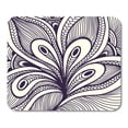 thumbnail image 1 of NUDECOR Tapis de Souris Abstrait Zen Noir sur Blanc pour Colorier 9x10 Pouces, 1 of 1