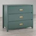 thumbnail image 3 of Max & Finn Haven 3-Drawer Kids' Dresser, Hunter Green, 3 of 15