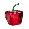 thumbnail image 1 of Cristal Fruta Escultura Arte Estantería Decoración Ornamento Obra Chile Rojo Sunnimix Estatua de fruta de cristal, 1 of 8