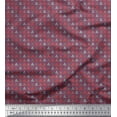 thumbnail image 1 of Soimoi Satin Silk Fabric Triangle Shirting Printed Craft Fabric by The Yard 42 Inch Wide, 1 of 1