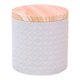 thumbnail image 1 of Caja de almacenamiento de dulces Sunnimix caja de hierro vacía hojata con tapas redon gris, 1 of 8