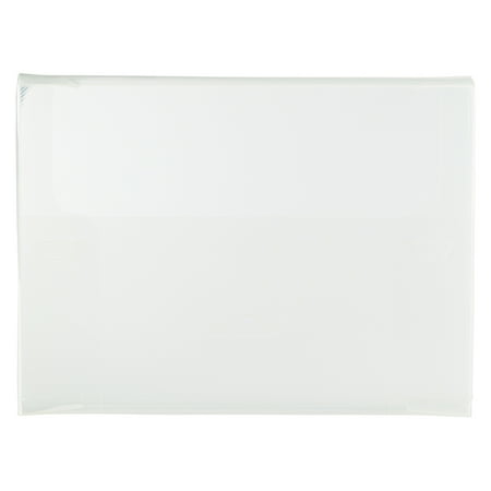 UPC: 0609613739880 | JAM Plastic Tuck Flap Portfolio  9.5×12.4  1/Pack  Clear Grid