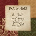 thumbnail image 2 of Greene, Taylor 12x12 Gold Ornate Wood Framed with Double Matting Museum Art Print Titled - Psalm 46 A, 2 of 4
