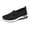 Black, variant on 2026 Women's Breathable Knit Slip-On Walking Shoes, Comfortable Sneakers, Lightweight Orthopedic Casual with Arch Support for Summer Daily Wear, Purple