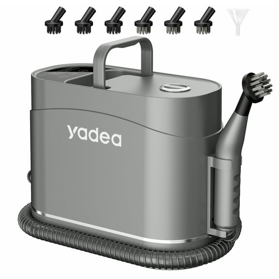 Portable Steam Cleaner, 6 Accessories, Quick Heating, 40oz Capacity, Multipurpose Steam Cleaner for Carpet and Upholstery,Floors,Tiles,Car,Shoes with Adjustable Steam Mode