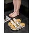 thumbnail image 6 of New Summer Style Women‘s Slip-Resistant Wear-Resistant Sandals  Fashion Buckle Design Home Lightweight Comfortable Shock-Absorption Slipper, 6 of 6