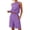 Purple, variant on Costeam Womens 2 Piece Matching Outfit Sleeveless Crew Neck Cropped Top Elastic High Waist Bermuda Shorts with Side Pockets Lightweight Soft Breathable Relaxed Fit Summer Loungewear Set