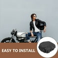 thumbnail image 4 of HAMPPLIES Funda Para Asiento De Motocicleta Material Oxford Negro Antideslizante, 4 of 8