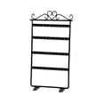 thumbnail image 1 of Qarigey Soporte para pendientes, organizador de joyas, estante de almacenamiento multifuncional portátil de gran capacidad, tocador para sala de estar Ropa, zapatos y accesorios Miscelánea Negro Qarigey AP016299-01, 1 of 6