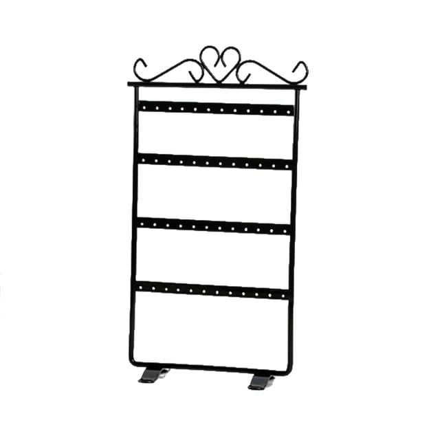 Qarigey Soporte para pendientes, organizador de joyas, estante de almacenamiento multifuncional portátil de gran capacidad, tocador para sala de estar Ropa, zapatos y accesorios Miscelánea Negro Qarigey AP016299-01