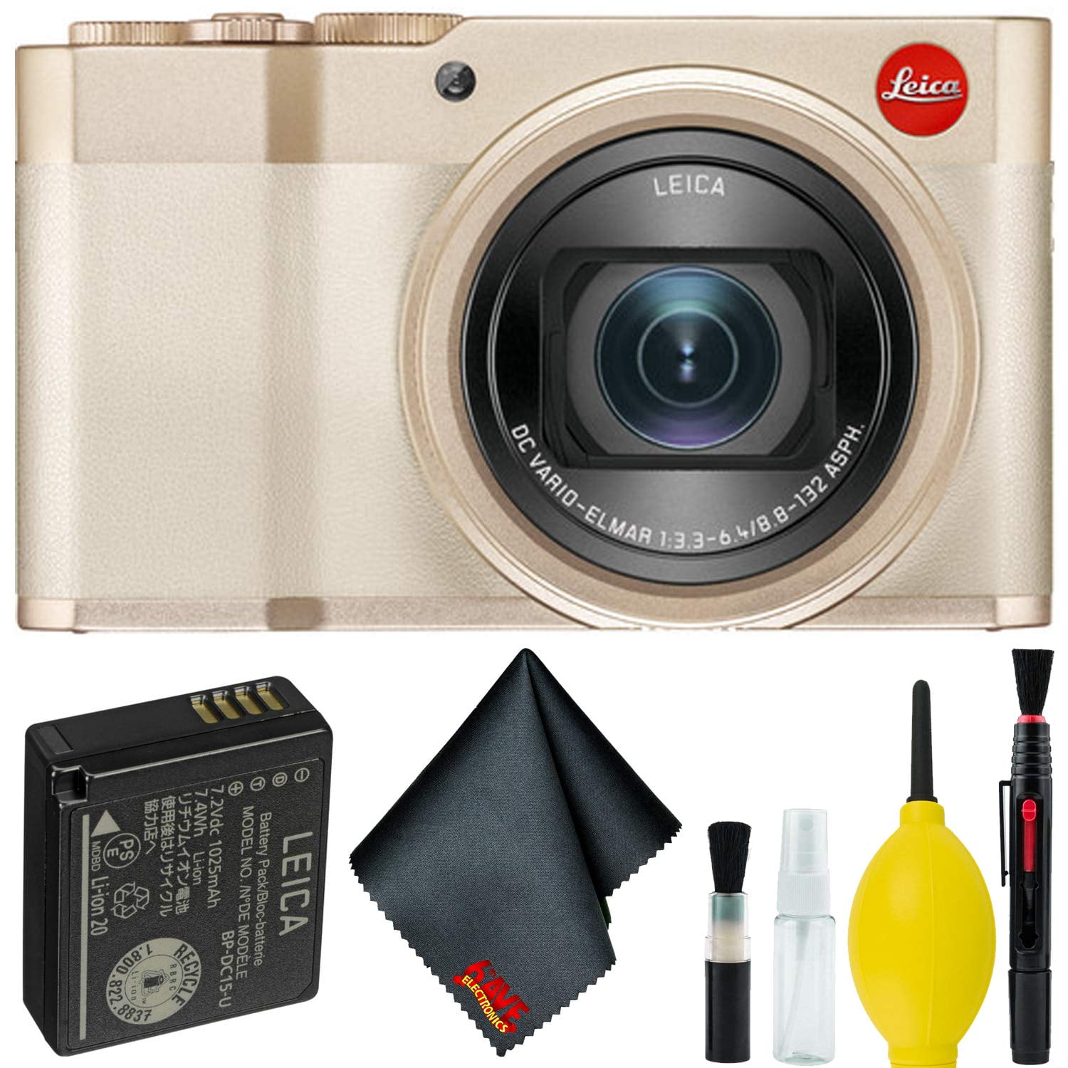 uitbarsting Interesseren Rand Leica C-Lux Digital Camera (Light Gold) Basic Bundle - Walmart.com