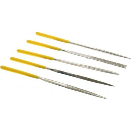 

Value Collection 5 Pc 5-1/2 Coarse Cut Diamond Pattern Needle File Set