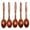 5pcs, variant on Wooden Spoons, 5 Pieces 7 Inch Wood Soup Spoons for Eating Mixing Stirring, Japanese Style Kitchen Utensil, Eco Friendly Table Spoon for Daily Use