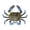 A006- Style F, variant on 1PC Fishing Lure, Soft Crab Lure with Lead Head Hook, Floating Saltwater Lure for Snapper Grouper Fishing, 8 inch/22g Artificial Bait for Sea Fishing