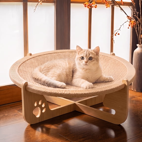 Extra-Large Sisal Cat Scratcher Bed An Indoor Cat Lounge And Scratching Board. This CoolingSummer Cat Bed Is Perfect For Indoor Felines To Lounge, Sleep small