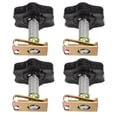 thumbnail image 4 of BRIGHTFUFU 4 tornillos de seguridad para cerradura de maletero de motocicleta, estilo retro, antirrobo, para alforjas, accesorios de montaje compatibles con Harley., 4 of 7
