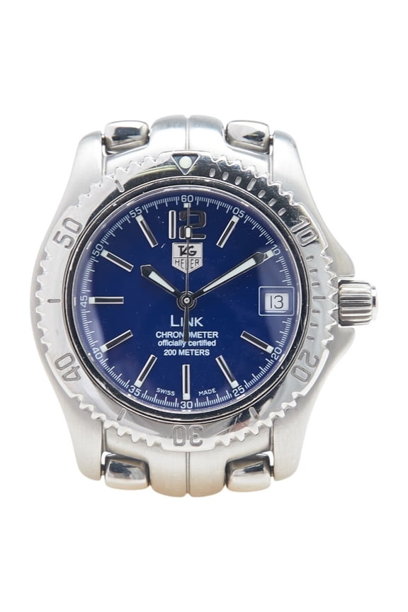 Pre-Owned TAG Heuer Link Watch WT5212-0 Automatic Navy Dial Stainless Steel Men's (Good)
