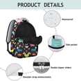 thumbnail image 4 of "Dog Print Campus Backpack - Durable Laptop Backpack for College Students, Pet Lovers, Work & Travel, Cute Design with Multiple Pockets, Trendy Gift for Dog Lovers", 4 of 6