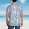 thumbnail image 5 of Dog Footprint Mens Hawaiian Shirt Short Sleeve Casual Button Up Tropical Summer Beach Shirt, 5 of 9