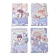 thumbnail image 4 of Cuaderno de diario de 4 piezas, serie Young Girls, cuaderno de bocetos japonés, tapa dura, elogios por elegir u, 4 of 5