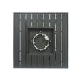 thumbnail image 2 of Moira Square Iron Fire Pit, Matte Black, 2 of 10