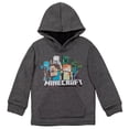 thumbnail image 1 of Sudadera con capucha Minecraft Mobs Alex Steve para niños pequeños Gray 5, 1 of 6