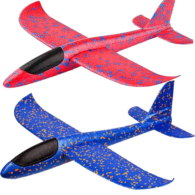 Airplane Toys BootAA, paquete de 2 aviones de espuma para niños
