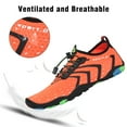 thumbnail image 7 of SAGUARO Mens Womens Water Sports Shoes Quick Dry Barefoot for Swimming Surf Beach Yoga Orange, 7 of 7
