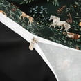 thumbnail image 4 of Erosebridal Vintage Floral Twin Bedding, Wild Horse Squirrel Moose Duvet Cover Set, Black Reversible, 2pcs 1 Duvet Cover and 1 Pillowcase, No Comforter, 4 of 6