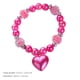 thumbnail image 2 of Pulsera de cuentas para niños, joyería de muñeca, pulsera de niña, pulsera de corazón, decoración, 2 of 8