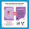 thumbnail image 4 of Tarjetas de yoga para niños 100 posturas de yoga con fotos de la vida real Posiciones de yoga aptas para niños para uso en el hogar y el gimnasio Actividades de yoga para principiantes: las posturas a, 4 of 5