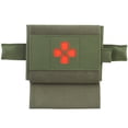 thumbnail image 2 of 2uds. Bolsa de primeros auxilios Botiquín médico Cinturón de despliegue rápido Bolsa de emergencia Verde, 2 of 2