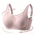 thumbnail image 5 of Vixolx Womens Plus Size Push Up Bras Wireless Comfortable Breathable Support Daily Bras, 5 of 5