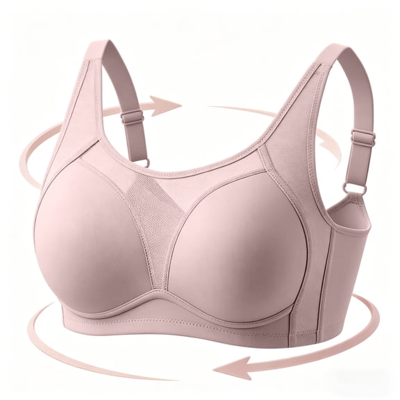 Women's Shaping Bra Plus Size Bra Wireless Thin Gathered Bralette Breathable Mesh Style Light Comfort Underwear All Season Women Lingerie